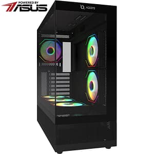 Sistem Desktop PC MYRIA VISION V115W Powered by ASUS, Intel Core I7-14700F pana la 5.4GHz, 32GB, SSD 1TB, NVIDIA GeForce RTX 4080 Super 16GB, Windows 11 Home