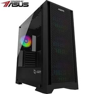 Sistem Desktop Gaming MYRIA Vision V117 Powered by ASUS, Intel Core I5-14400F pana la 4.6GHz, 32GB, SSD 1TB, NVIDIA GeForce RTX 4060 8GB, Ubuntu