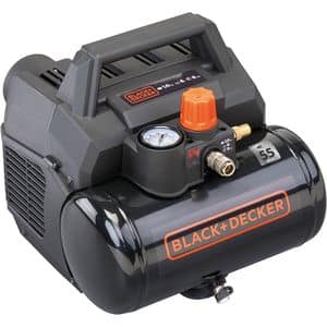 Compresor aer BLACK+DECKER BXCMS106HE, fara ulei, 6 litrii, 1 CP, 8 bar