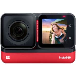 Camera video sport INSTA360 ONE RS Twin Edition, 5.7K, Wi-Fi, Bluetooth, negru