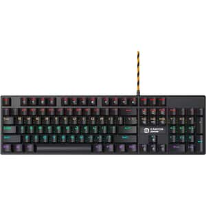 Tastatura Gaming mecanica CANYON Deimos GK-4, USB, Layout US, negru