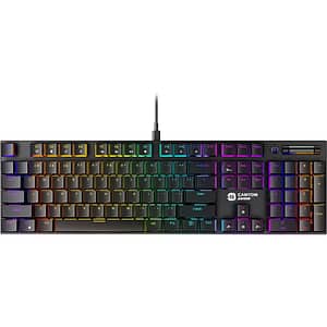 Tastatura Gaming mecanica CANYON Cometstrike GK-55, USB, Layout US, negru