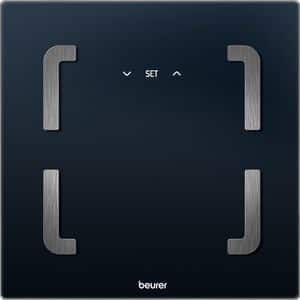 Cantar corporal BEURER BF 880, 180kg, Wi-Fi, electronic, sticla securizata, negru