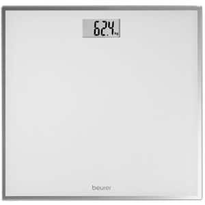 Cantar corporal BEURER GS 120, 150kg, electronic, sticla securizata, alb