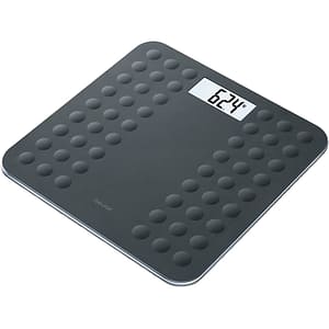 Cantar corporal BEURER GS300, 180kg, electronic, sticla, negru
