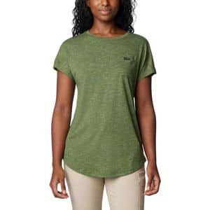 Tricou femei COLUMBIA Cades Cape Tee, marimea S, verde