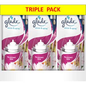 Pachet rezerve odorizant GLADE Sense & Spray Relaxing Zen, 3x18ml
