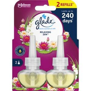 Pachet rezerve odorizant GLADE Electric Relaxing Zen, 2x20 ml