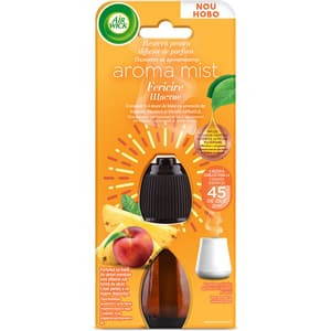 Rezerva difuzor de parfum cu uleiuri esentiale AIR WICK Aroma Mist, Fericire, 20 ml