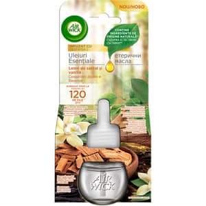 Rezerva odorizant de camera electric AIR WICK, Lemn de Santal & Vanilie, 19 ml