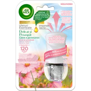 Odorizant de camera electric AIR WICK Light&Fresh, Briza de primavara, 19 ml