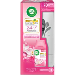 Odorizant de camera automat AIR WICK Freshmatic, Magnolie si Flori de cires, 250 ml