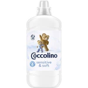 Balsam de rufe COCCOLINO Sensitive & Soft, 1.45 l, 58 spalari