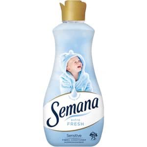 Balsam de rufe SEMANA Extra Fresh Sensitive, 1.5 l, 75 spalari