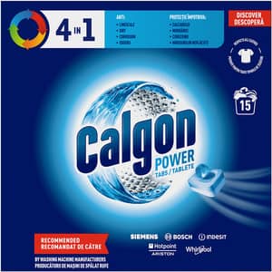 Tablete anticalcar pentru masina de spalat CALGON 4in1, 15 spalari