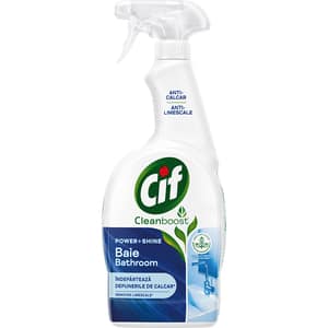 Solutie de curatare baie CIF Power & Shine Spray Anticalcar, 750 ml