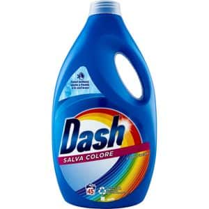 Detergent lichid DASH Salva Colore, 2250 ml, 45 spalari