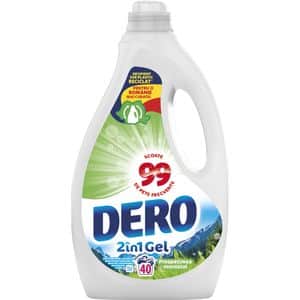 Detergent lichid DERO 2in1, Prospetimea Muntelui, 2 l, 40 spalari