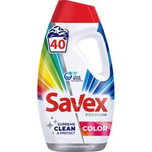Detergent lichid SAVEX Premium Color, 1.8 l, 40 spalari