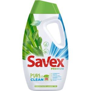 Detergent lichid SAVEX Premium Pure & Clean, 1.71 l, 38 spalari