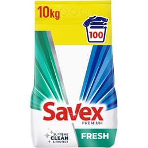 Detergent automat SAVEX Premium 2in1 Fresh, 10 kg, 100 spalari