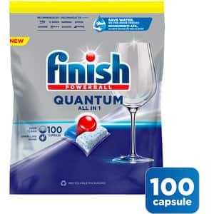 Detergent pentru masina de spalat vase FINISH Quantum, 100 tablete