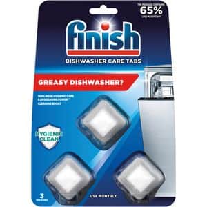 Solutie curatare pentru masina de spalat vase FINISH Machine Cleaner In-Wash, 3 bucati