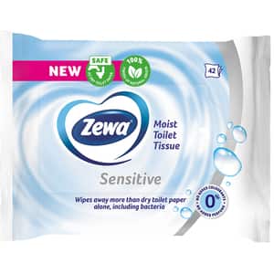 Hartie igienica umeda ZEWA Sensitive, 42 buc
