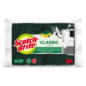 Burete de vase cu protectie unghii SCOTCH-BRITE MMBU9900, 4 bucati