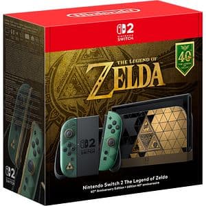 Consola NINTENDO Switch 2 The Legend of Zelda 40th Anniversary Edition