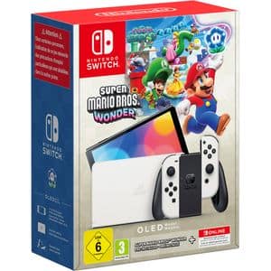 Consola NINTENDO Switch OLED White + Super Mario Bros Wonder