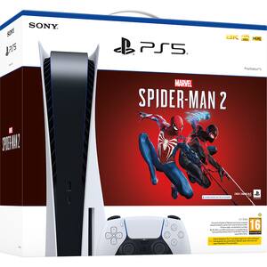 Consola PlayStation 5 (PS5) 825GB, C-Chassis + Joc Disc Marvel's Spider-Man 2