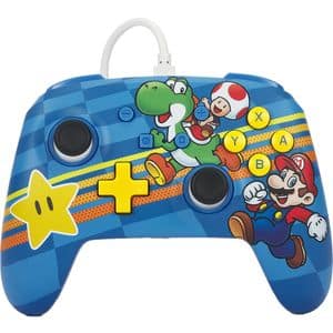 Controller POWERA Enhanced pentru Nintendo Switch/OLED NSGP0201-01, Mushroom Kingdom Friends
