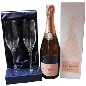 Cos cadou LUXURY BASKETS Champagne&Crystal 3CC