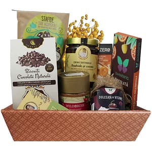 Cos cadou LUXURY BASKETS Gourmet Fara Zahar 9GFZ