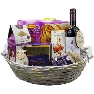 Cos cadou LUXURY BASKETS Purple Dream 7PD