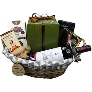 Cos cadou LUXURY BASKETS Green Basket 8GB