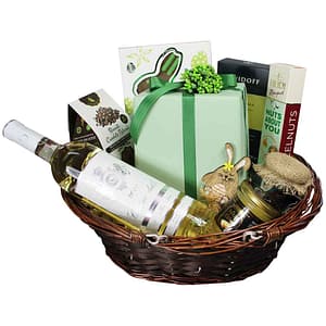 Cos cadou LUXURY BASKETS Green Easter Gourmet 9GEG