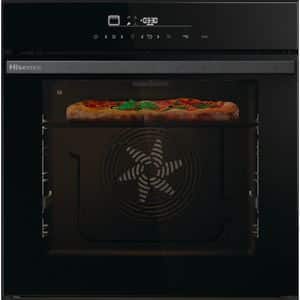 Cuptor incorporabil HISENSE HO66F PIZZACHEF, Electric, Autocuratare pirolitica, 77 l, Clasa A+, Wi-Fi, negru