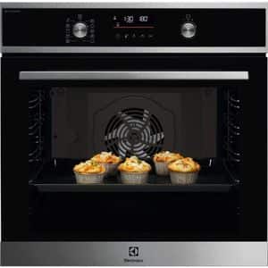 Cuptor incorporabil ELECTROLUX SteamBake EOD6F77WX, Electric, Gatire cu abur, Autocuratare catalitica, 72 l, Clasa A+, Wi-Fi, negru-inox