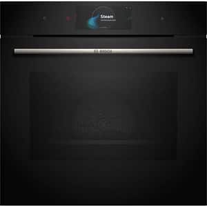 Cuptor incorporabil BOSCH HRG7784B1, Electric, Gatire cu abur, Autocuratare pirolitica, 71 l, Clasa A+, negru