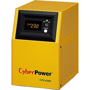 Unitate UPS pentru centrala termica CYBERPOWER CPS1000E, 1000VA, AVR, Schuko