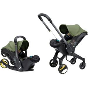 Scoica auto 2in1 DOONA I G6BF899MDNE, 5 puncte, 0-13kg, i-Size, verde-negru