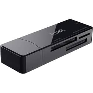 Cititor de carduri TRUST Nanga 21935, USB 3.2, SD/microSD, negru