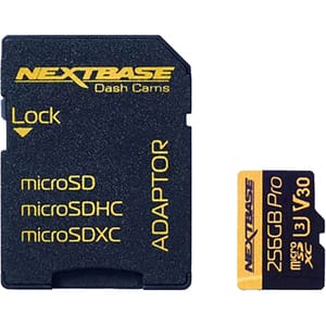 Card de memorie NEXT BASE NBDVRS2SD256GBU3, microSDXC, 256GB, 100MB/s, U3, V30, adaptor