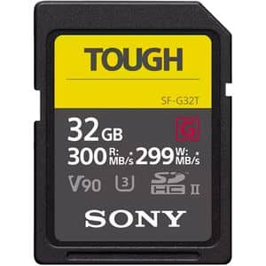 Card de memorie SONY SF-G Tough, SDHC, 32GB, 300MB/s, clasa 10, U3, V90, UHS-II