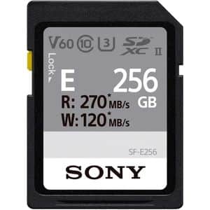 Card de memorie SONY SF-E, SDXC, 256GB, 270MB/s , clasa 10, U3, V60, UHS-II