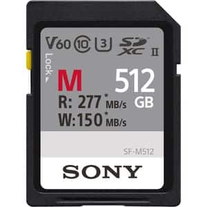 Card de memorie SONY SF-M, SDXC, 512GB, 277MB/s , clasa 10, U3, V60, UHS-II