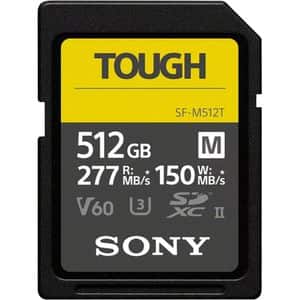 Card de memorie SONY SF-M Tough, SDXC, 512GB, 277MB/s , clasa 10, U3, V60, UHS-II