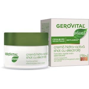 Crema hidra-activa shot cu electroliti GEROVITAL Plant, 50ml